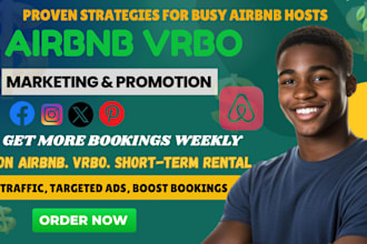 promote airbnb listing, airbnb vrbo marketing airbnb SEO to boost  bookings