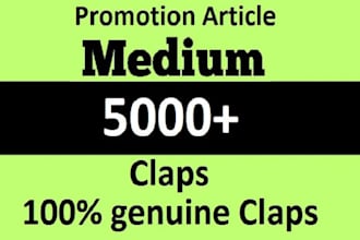 viral medium article promotion medium profile promotion to medium views