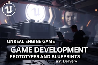 do unreal engine game development, game prototype unreal engine using blueprint