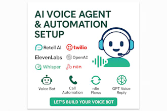 ai voice agent retell ai twillo elevenlab tts whisper open ai n8n automation
