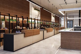 remodel 3d modern canabis shop,cafe interior render, coffee shop,cgi wines store