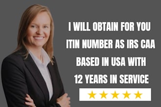 get your itin individual taxpayer number as irs caa