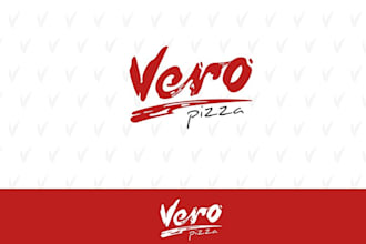 design a delicious bakery, bread, pizza, and restaurant logo