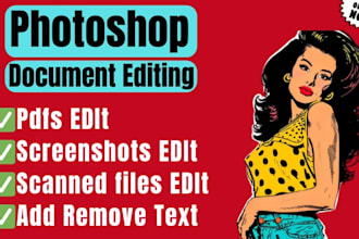create edit format document in photoshop and ms word, document formatting