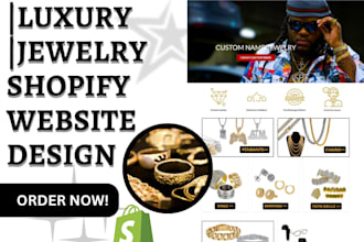 build luxury jewelry shopify engagement ring dropshipping store jewelry website