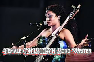 be your female christian worship vocalist rock christian song gospel versatile