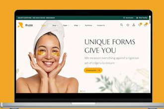 build skincare shopify store beauty website cosmetics store skincare website