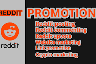 do ecommerce business reddit promotion marketing and saa, ai app, crypto
