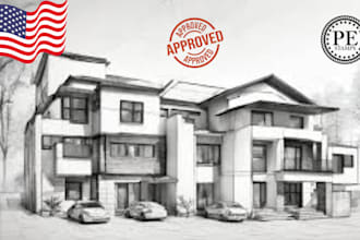 draw review and stamp engineering plan architectural drawing floor plan pe mep
