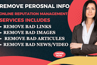 remove personal information, negative article, unwanted links from google search