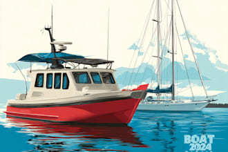 draw your boat portrait to vector
