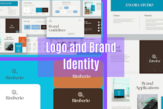 do logo and brand identity design, brand  design and full branding kit in 24hrs
