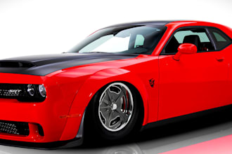 do high quality car chase model, 3d render ,porsche car,assetto corsa,uv mapping