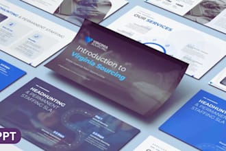 corporate business powerpoint presentation with custom graphic and fast delivery