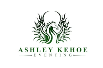 make aspiring olympic equestrian and e sports logo
