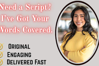 do video script writing social media in spanish