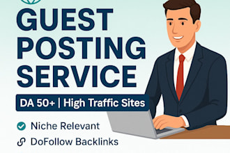 provide niche relevant guest post on high da websites