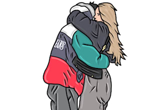 creo caricature personalizzate a partire da una tua foto