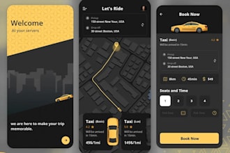 develop a chauffeur booking app, private ride app, and gps taxi tracker app