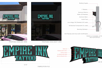 design outdoor and indoor signage channel letters pylon wall sign