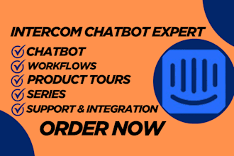 setup intercom fin ai series chatbot manychat live chat product tour automation