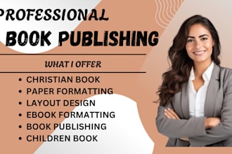 publishing ebook  fiction or non fiction for paperback layout design book format