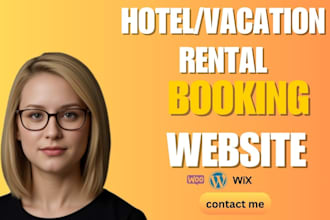 create responsive booking  website for your vacation rental, airbnb, guestry