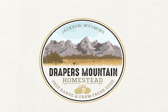 design a professional landscape, agriculture, and farm logo