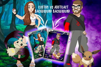 create custom pokemon trainer for tcg pokemon card or fakemon