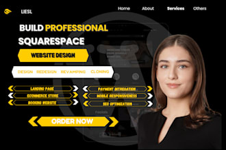 build squarespace website, design sqaurespace website squarespace
