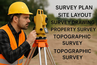 provide land survey and mapping for your property project