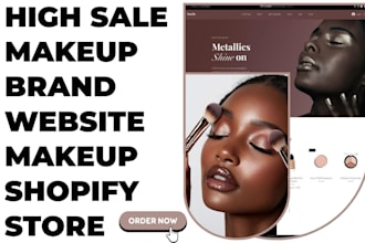 design premium makeup brand website makeup shopify store makeup cosmetic website