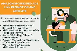 run amazon sponsored ads promote affiliate link boost sales