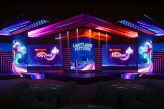 model 3d event stage,vray modern stage,meet stage render,stage plan, night stage