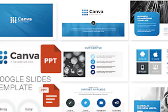 design canva, google slides, ms powerpoint presentations with animation
