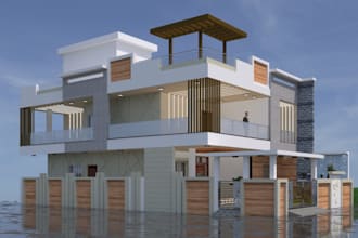 design 3d elvevation for your dream house