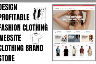 design profitable fashion clothing website fashion website clothing brand store
