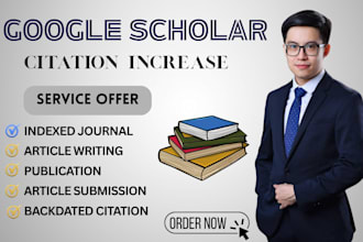 increase google scholar citation article writing publication rank index journal