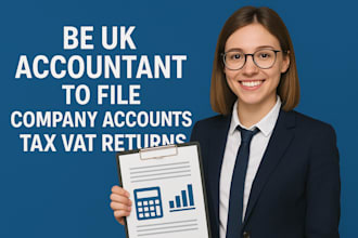 be UK accountant to file company accounts tax vat returns