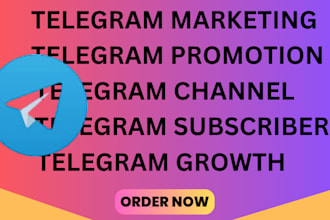 do telegram promotion, channel promotion, increase your group members