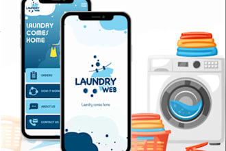 develop quality laundry app, home cleaning, handyman, home service app
