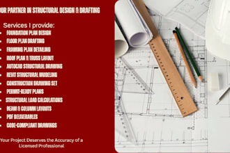 2d floor framing roof and foundation plans in autocad