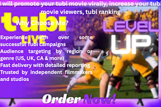 do organic tubi movie promotion increase tubi viewers and tubi movie ranking