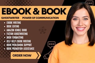 be your ebook writer self help kindle book writer ebook ghostwriter book editor