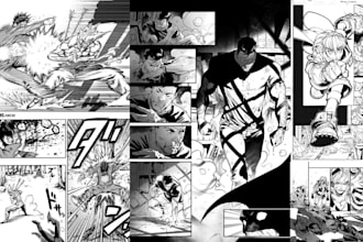 storyboard manga inker nsfw comic colorist lineart graphic novel