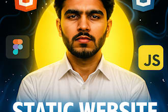 make professional static business websites and personal portfolios