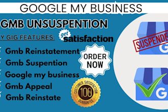 reinstate gmb suspension gmb unsuspended fix gmb recover gmb