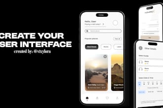 make a user interface prototype for you