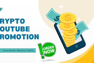 do crypto youtube promotion,nft project, memecoin, crypto token,crypto marketing