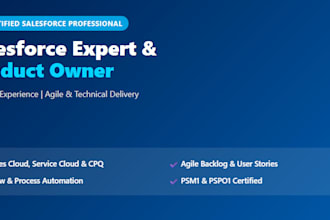 optimize your salesforce CRM, cpq and agile backlog